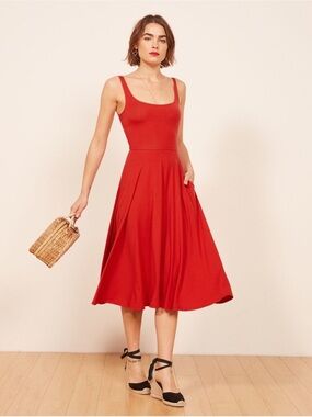 Reformation Rou Dress Red XS